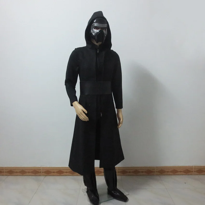 Костюм для косплея Пробуждение силы Кайло Рена униформа черного джедая на