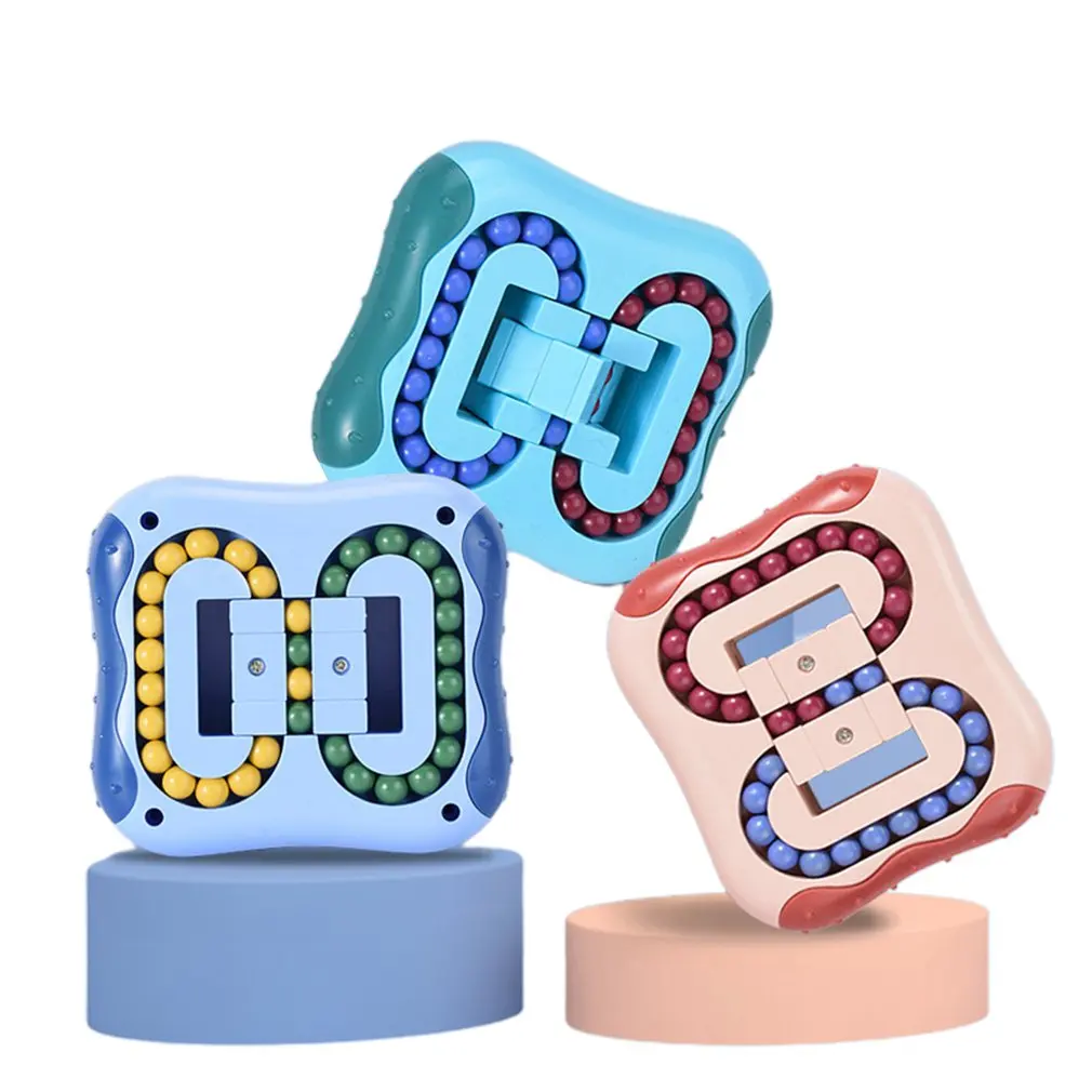 

Rotating Magic Bean Intelligence Fingertip Rotating Cube Rotating Cube Finger Gyro Children Burger Rotating Cube Toy
