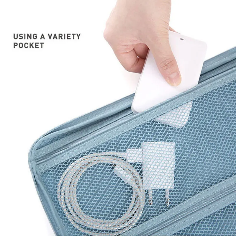 Мужская сумка для рубашки костюма галстука серая квадратная путешествий за