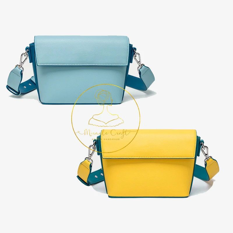 Новая женская модная маленькая квадратная сумка простая Кроссбоди с широкими