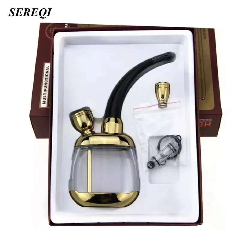 

For Smoking Weed Mini Tobacco Pipe Filter Shisha Hookah Double Circulation Water Tobacco Pipe Types Cigarette Holder Pipe