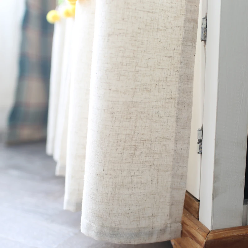 Тюль занавески s для гостиной короткие Kithchen кафе бежевая пряжа обработка окна