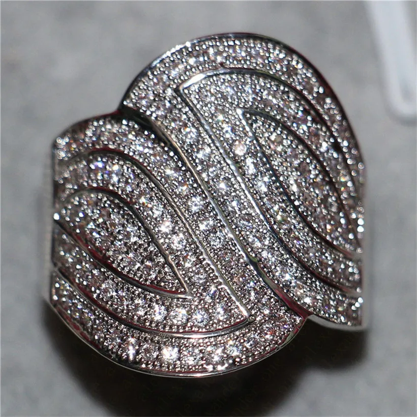 Роскошные блестящие Коктейльные обручальные кольца для женщин ювелирные