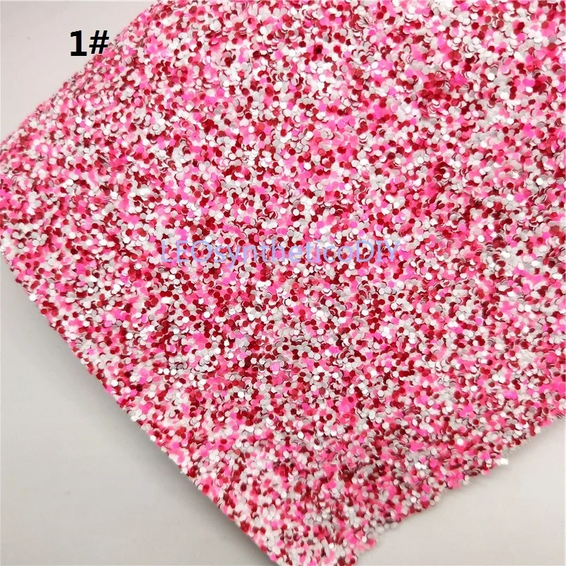 Мини рулон 30х134 см розовая блестящая ткань массивная кожа блестящей кожи для