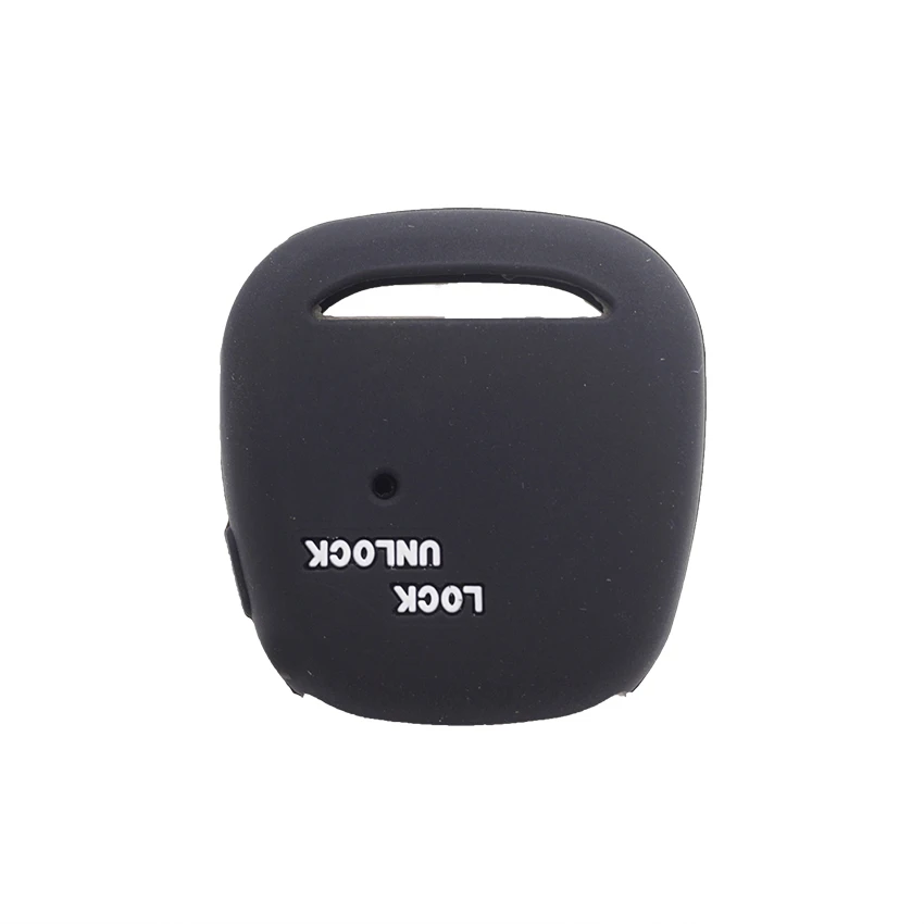 

Cocolockey силиконовый резиновый чехол для автомобильного ключа чехол для Toyota 1 Боковая кнопка Carina Estima Harrier Previa Corolla Celica без логотипа