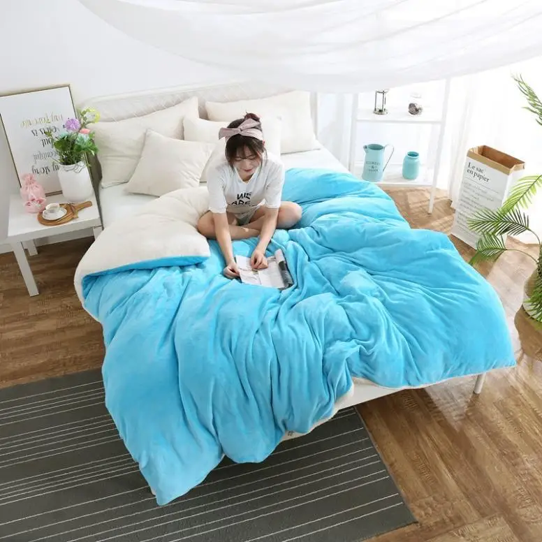 Пододеяльник зимний 47 дюймов покрывало из берберского флиса одеяло постельное