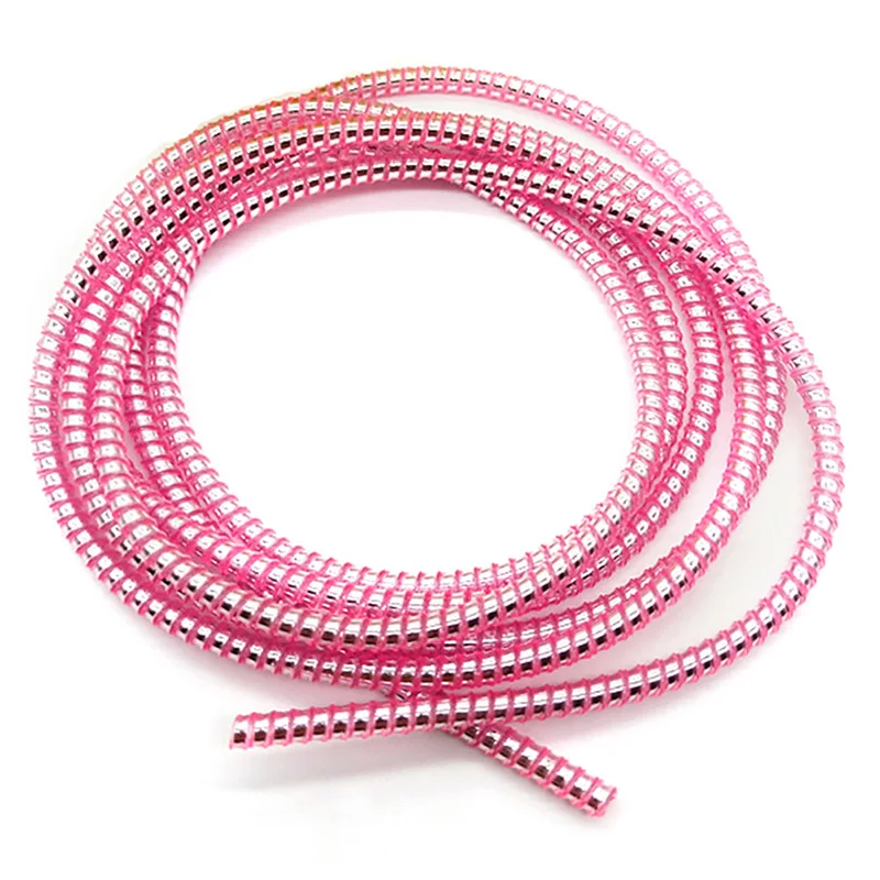 

1Pc Spiral Cable USB Protector for phone Headphone Dust Proof Winder 1.4M Earpods Rope Protection Spring Twine Earphones Cover