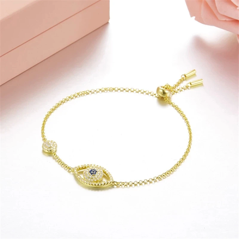 

Женский браслет из серебра 925 пробы, с фианитом