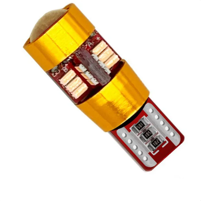 1 шт. автомобильный led T10 3014 27smd декодирование ширина светильник номерного знака