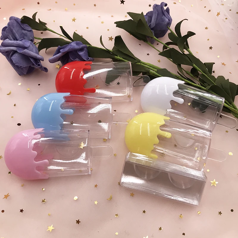 Коробка для ресниц с фруктовым фруктом новый стиль упаковка норковых милые