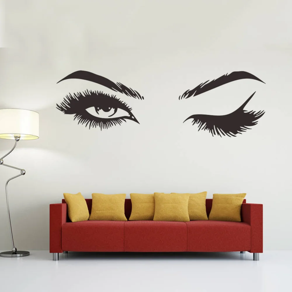 

Black Wall Vinyl Decal Home Decor Art Sticker Beauty Salon Mural Art