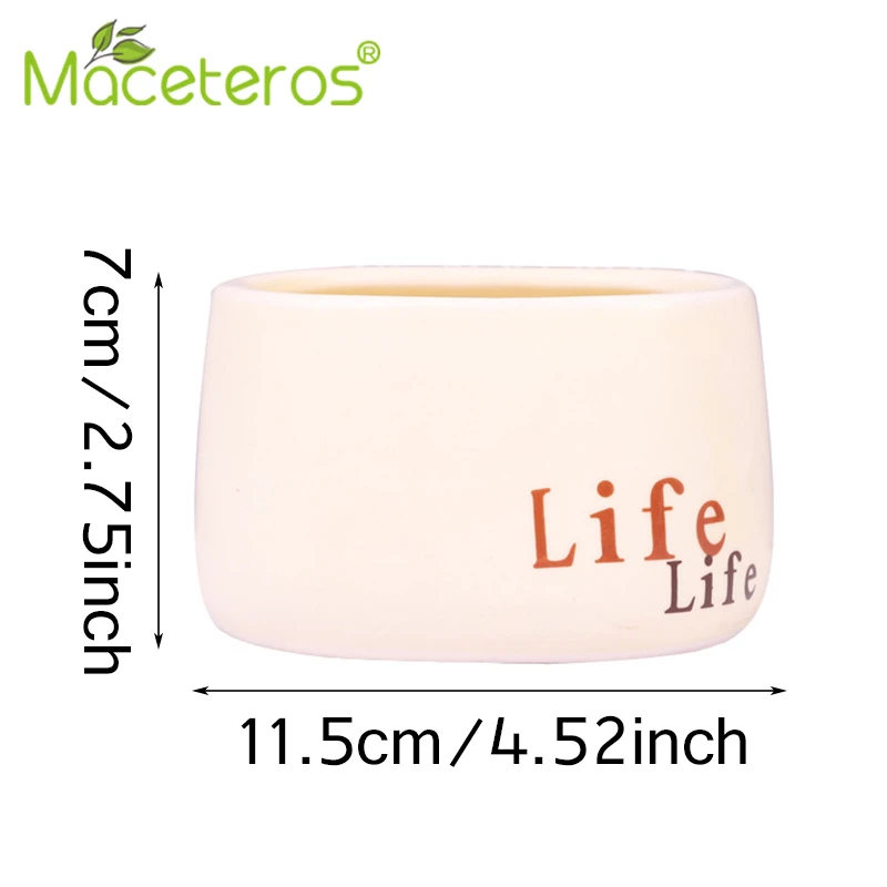 Новый Современный матовый белый круглый керамический цветочный горшок зеленый