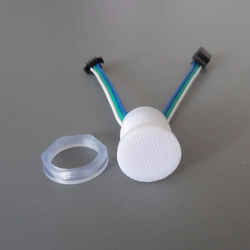 Светодиодный модуль с прозрачной/молочной крышкой 20 мм 5 в постоянного тока ws2811IC