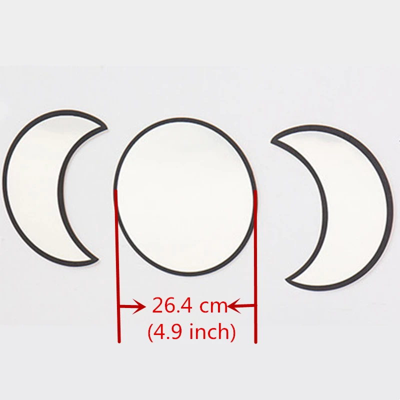 3D настенные декоративные зеркальные наклейки круглые зеркала DIY ТВ номер Декор