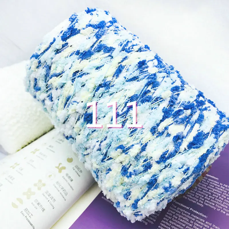 111 250 г, новинка, Летний стиль, швейная нить, пряжа для вязания, хлопковая пряжа для вязания крючком, семь бусин, универсальная пряжа t50 - Цвет: 111