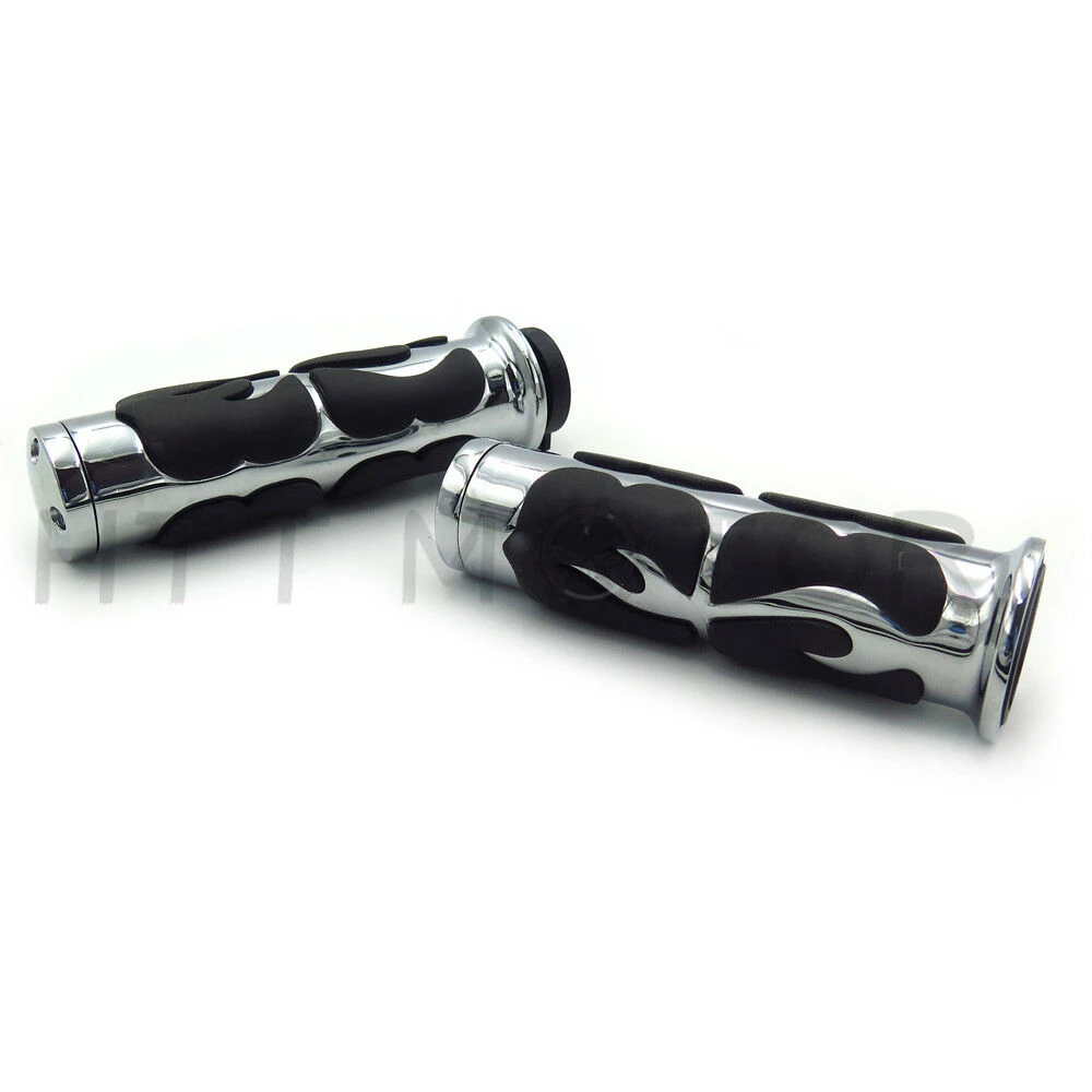 

7/8" Handlebar Motorcycle Custom Hand Grip for Honda Suzuki Kawasaki Yamaha Chromes Aftermarket Free Shipping Motorbike Parts