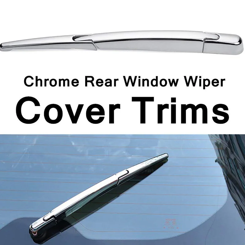ABS хромированная отделка заднего стеклоочистителя наклейка защита окна Крышка