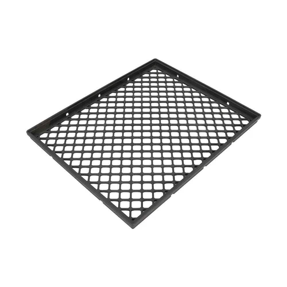 

Q-TRC80 380x310x20mm Grid Hollow 80 Degree Centigrade Black ESD Conductive Tray For PCB Storage