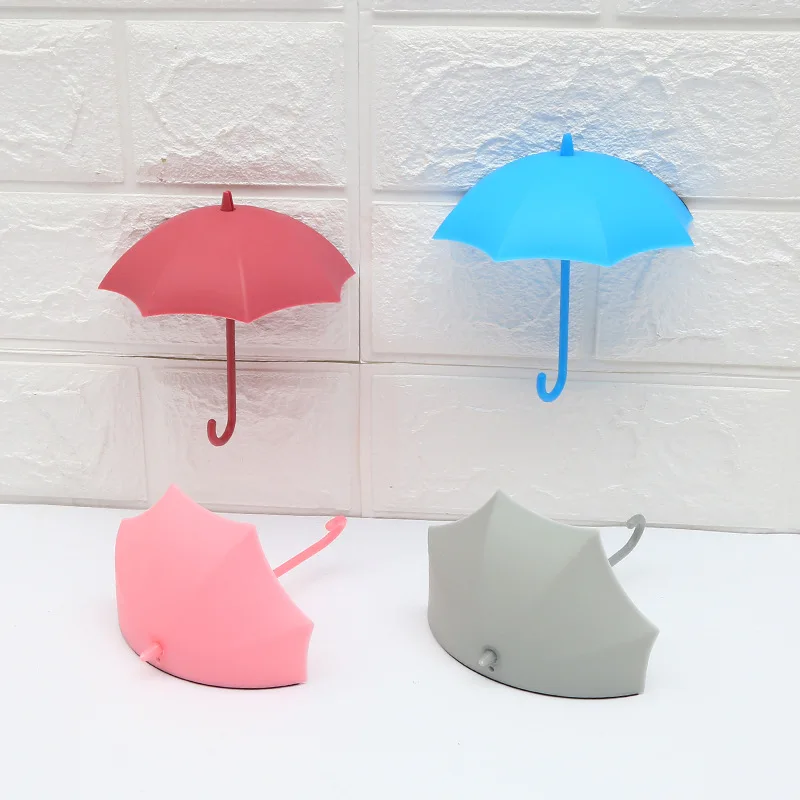 Красивый зонт в форме крючка Не оставляющий следов маленький липкий крючок