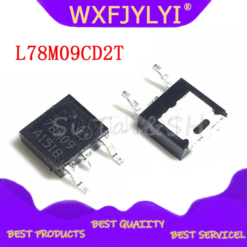 10 шт./лот TO 252 SMD 7809 Трехконтактный регулятор 78M09 L78M09CD2T новый оригинальный|smd regulator| |