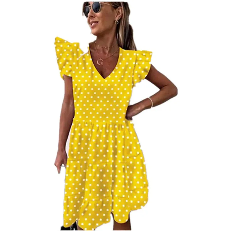 Летние платья женские Открытое платье без рукавов 2021 Детский сарафан в синем и