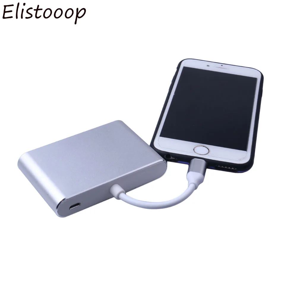 Переходник с Lightning на HDMI VGA аудиоразъем Кабель-адаптер для ТВ iPhone X 8 7 Plus 6 6S iPad серии