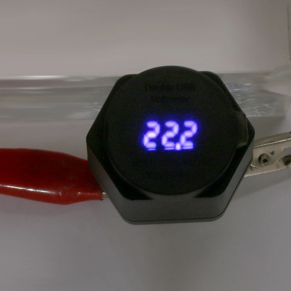 USB-адаптер для зарядного устройства с цифровым дисплеем BMW F800GS F650GS F700GS R1200GS R1200RT F650