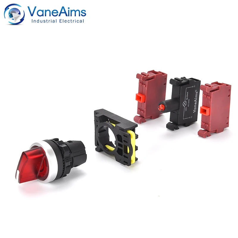 LA36M со светодиодный Ной кнопкой отключения кнопка переключения старта остановки