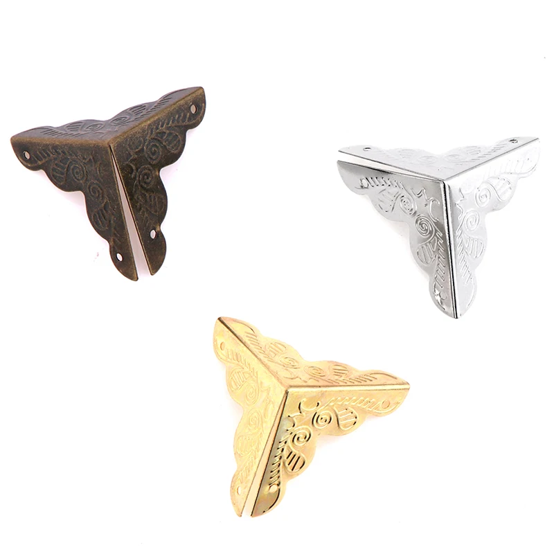 10 шт. антикварная шкатулка для украшений угловая ножка Деревянный чехол Угловой