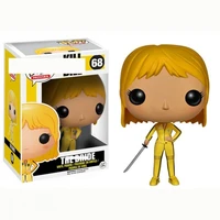 q version anime model pop action figure kill bill the bride pvc movable doll collection children model toy gift