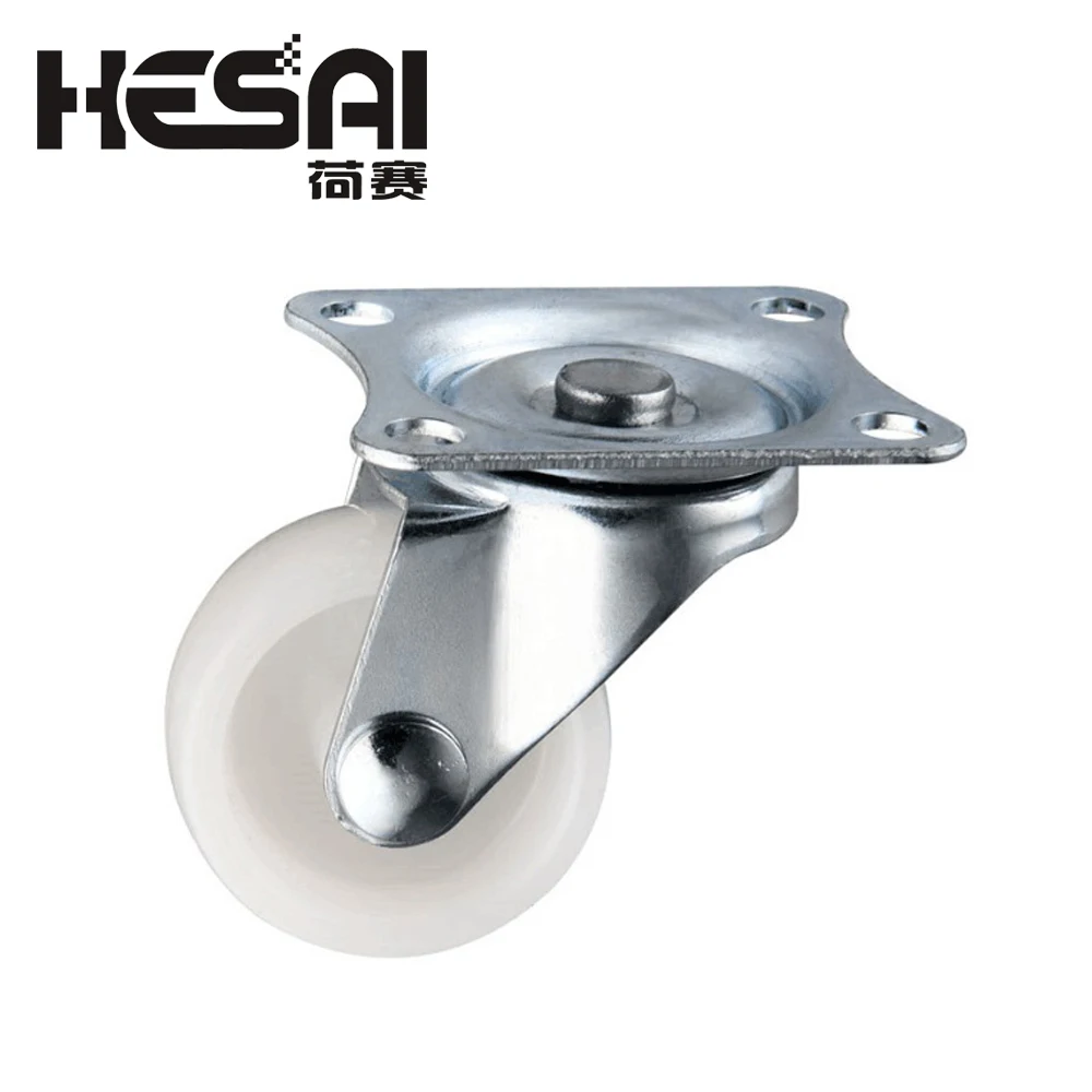 1 дюйм универсальный ролик Iight белое пластиковое колесо из ПП диаметр 25 мм