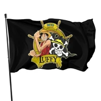 90x150cm one piece monkey d luffy skull flag for decoration banner