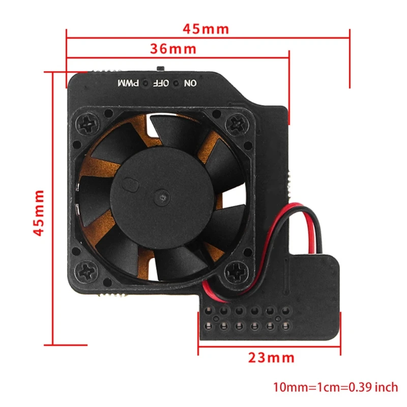 Argon Mini Fan for Raspberry Pi 4 PWN Speed Adjustable Cooling with Pure Copper Metal Base Radiator RPi 4B/3B+3B | Компьютеры и офис