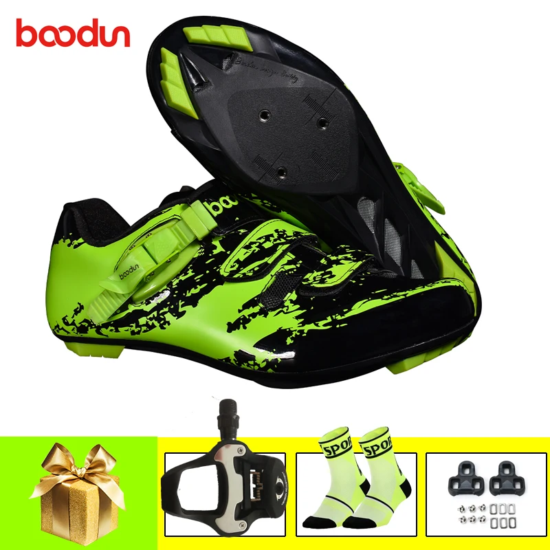 Кроссовки BOODUN pro велосипедные сверхлегкие дышащие Сникерсы для езды на шоссейном