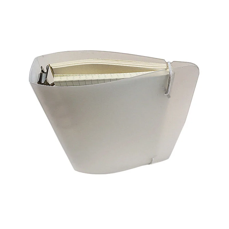 A6 PP прозрачная блокнот с 6 кольцами со свободными листьями для бизнеса и офиса 40