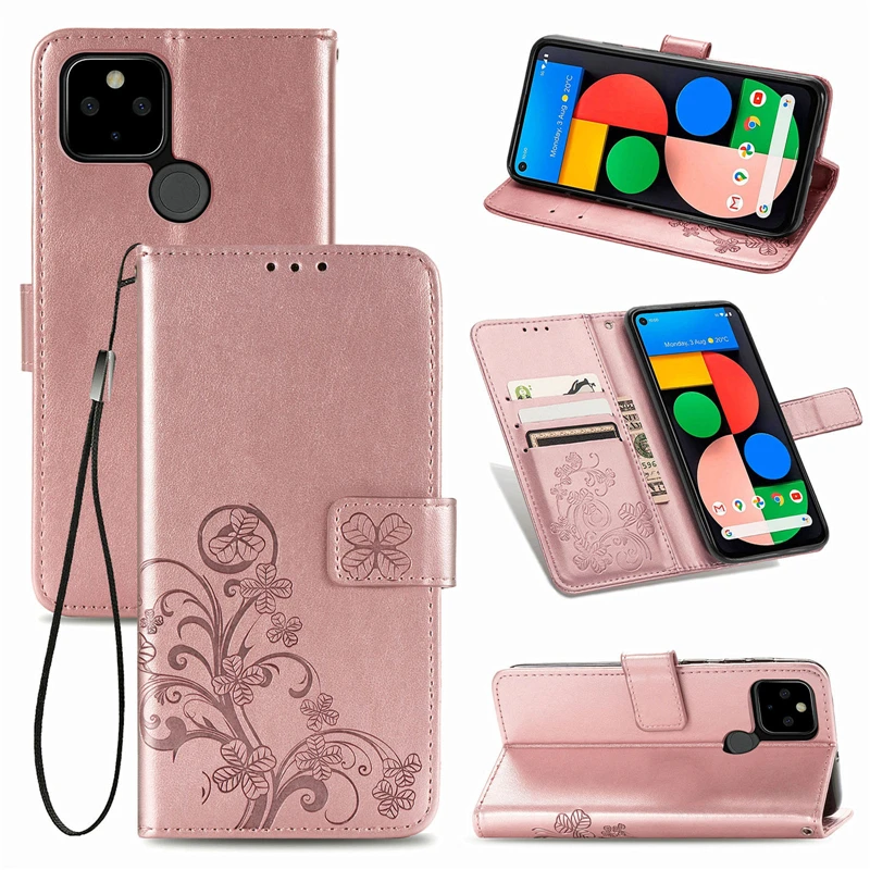 For Cover Google Pixel 5 Case For Google Pixel 5 Capas Shockproof Flip Magnetic Leather Phone Bag Cover For Google Pixel 5 Case