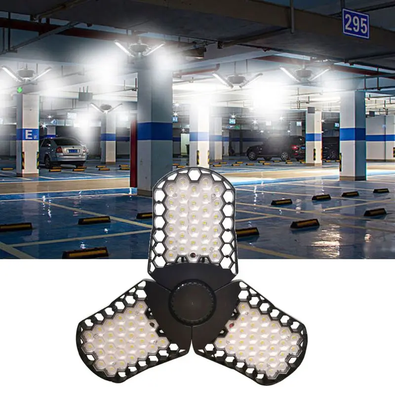 

2021 New Super Bright E27 100W UFO LED High Bay Light Garage Lamp AC 85-265V Industrial