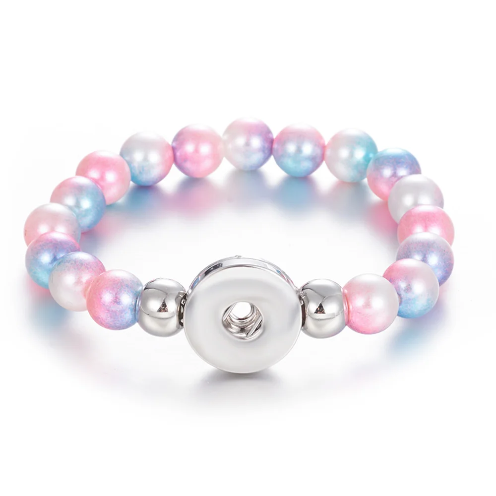 Мужской браслет с бусинами ручной работы 18 мм | Украшения и аксессуары