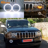 for jeep grand cherokee iii wk 2005 2006 2007 2008 2009 2010 ultra bright cob led angel eyes halo rings day light car styling