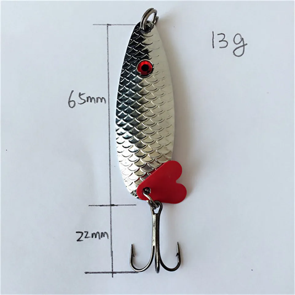 

10pcs 12g Fishing Spoon Spoons Lure Set Hard Bait Spinner Fishing Lure Fishing Tackle Atificial Wobbler Tackles Saltwater Lure