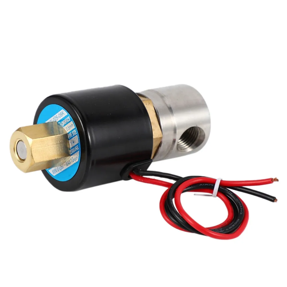 1 шт. 1/4 &quotDN08 BSP AC220V DC12V DC24V нержавеющая сталь 304 нормально открытый Электрический