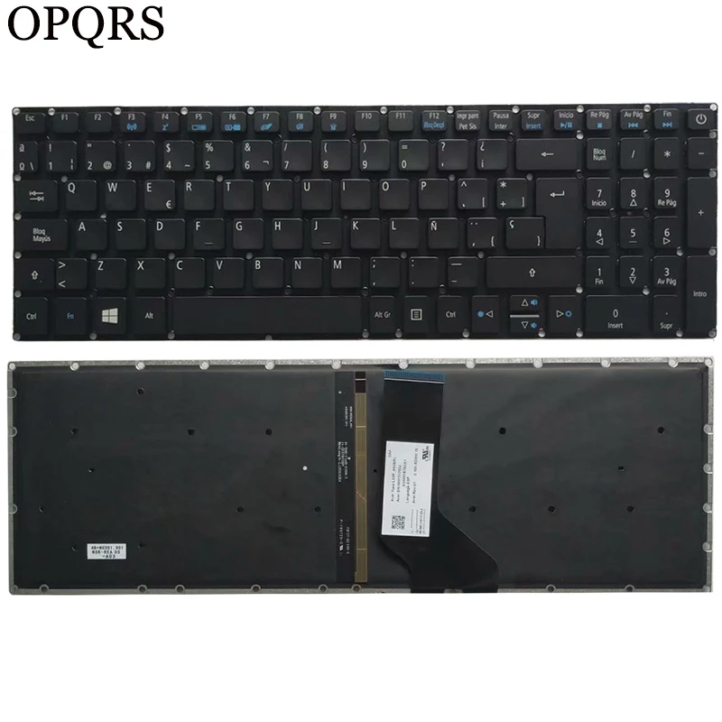 

Новая клавиатура с испанской раскладкой/SP для ноутбука Acer P257, P258, F15, F5-571, F5-571T, F5-571G, F5-572, F5-572G, F5-572T, K50-20, V5-591, подсветка