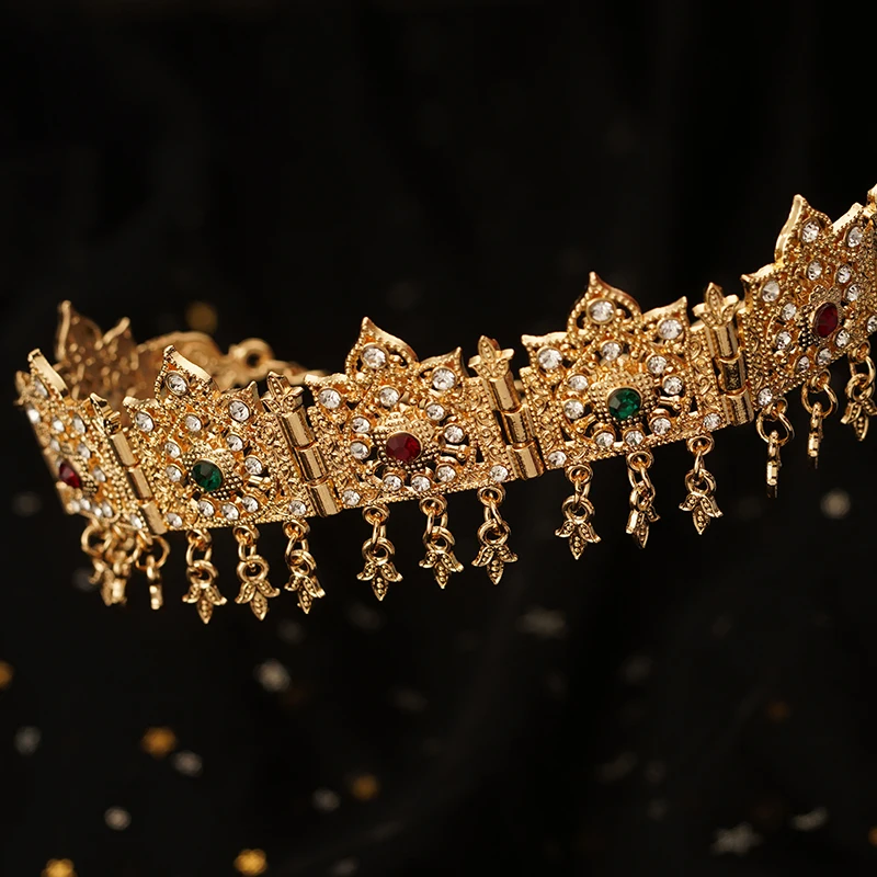 Агириана марокканские девушки украшения для волос кисточки золотая цепочка