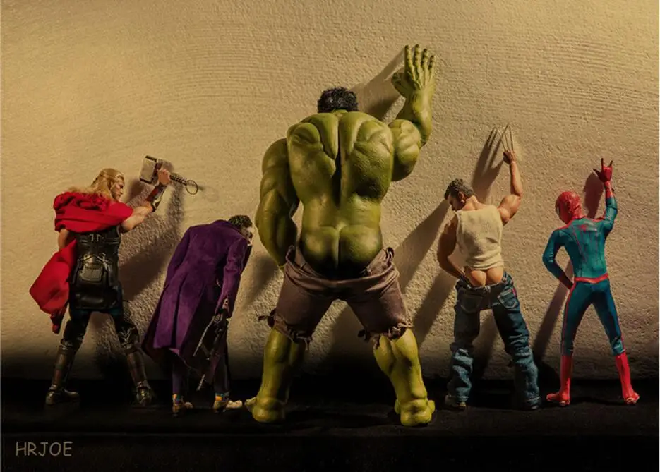 Moive фигурки Marvel игрушки Мстители Железный человек Капитан Америка Человек-паук