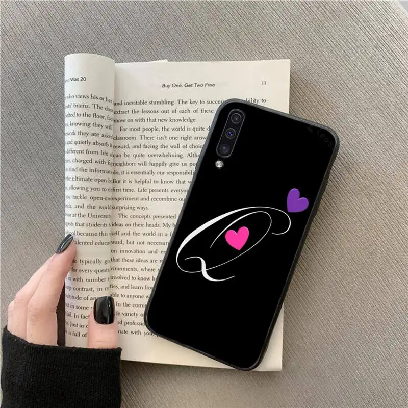 

Letter A B C D Couple Phone Case For Samsung Galaxy M10 20 30 A 40 50 70 71 6S A2 A6 A9 2018 J7 CORE PLUS STAR S10 5G C8