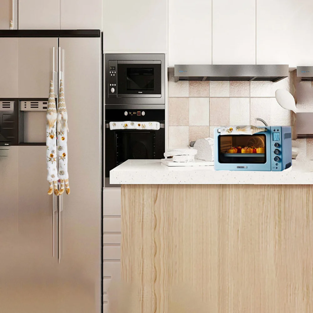 

8Pcs Xmas Gnome Fridge Handle Covers Exquisite Xmas Fridge Handle Protectors