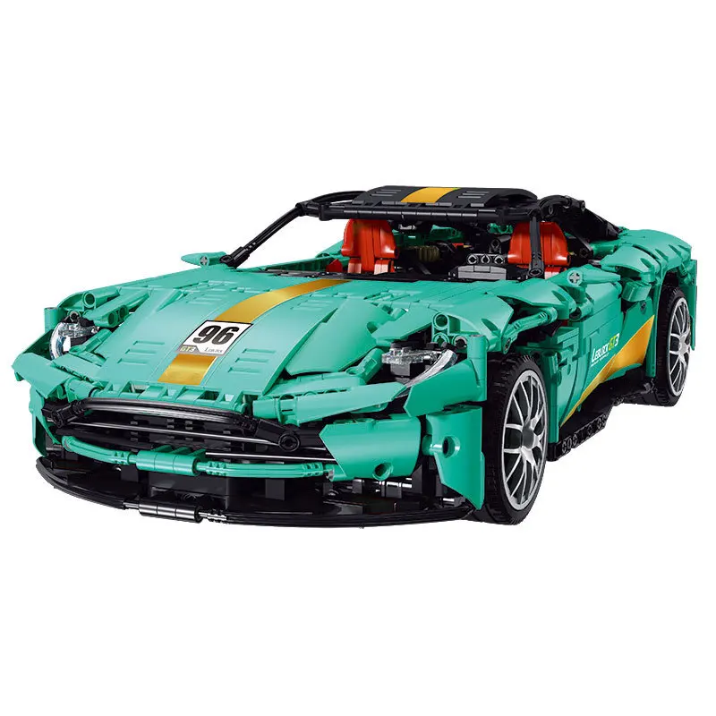 

Суперспортивный гоночный автомобиль City MOC DB11, 2008 шт., высокотехнологичные строительные блоки для автомобилей кирпичи, игрушки для детей, под...