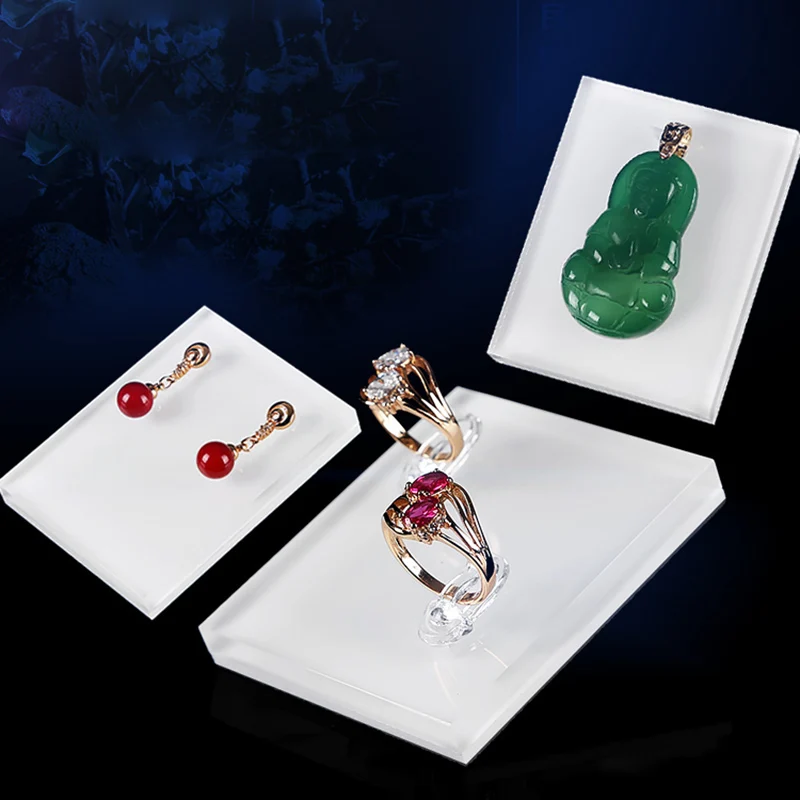 

Jewellery set holder Jewelry organizer stand for earring pendant necklace charms ring bracelet display tray case Acrylic