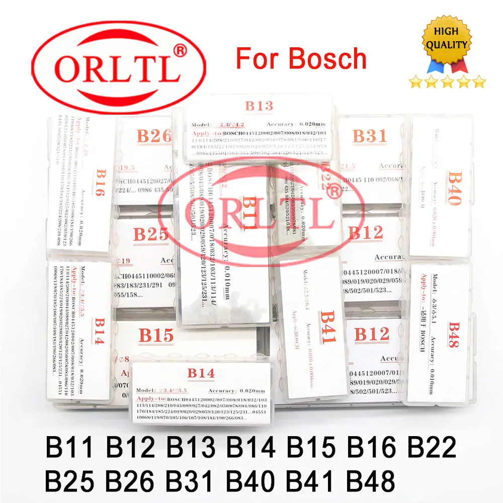 B14 B15 B40 B41 Common Rail Injector Adjust Shims B11 B12 B13 B16 B22 B25 B26 B31 B48 Diesel Fuel Gasket Kit Washer for Bosch