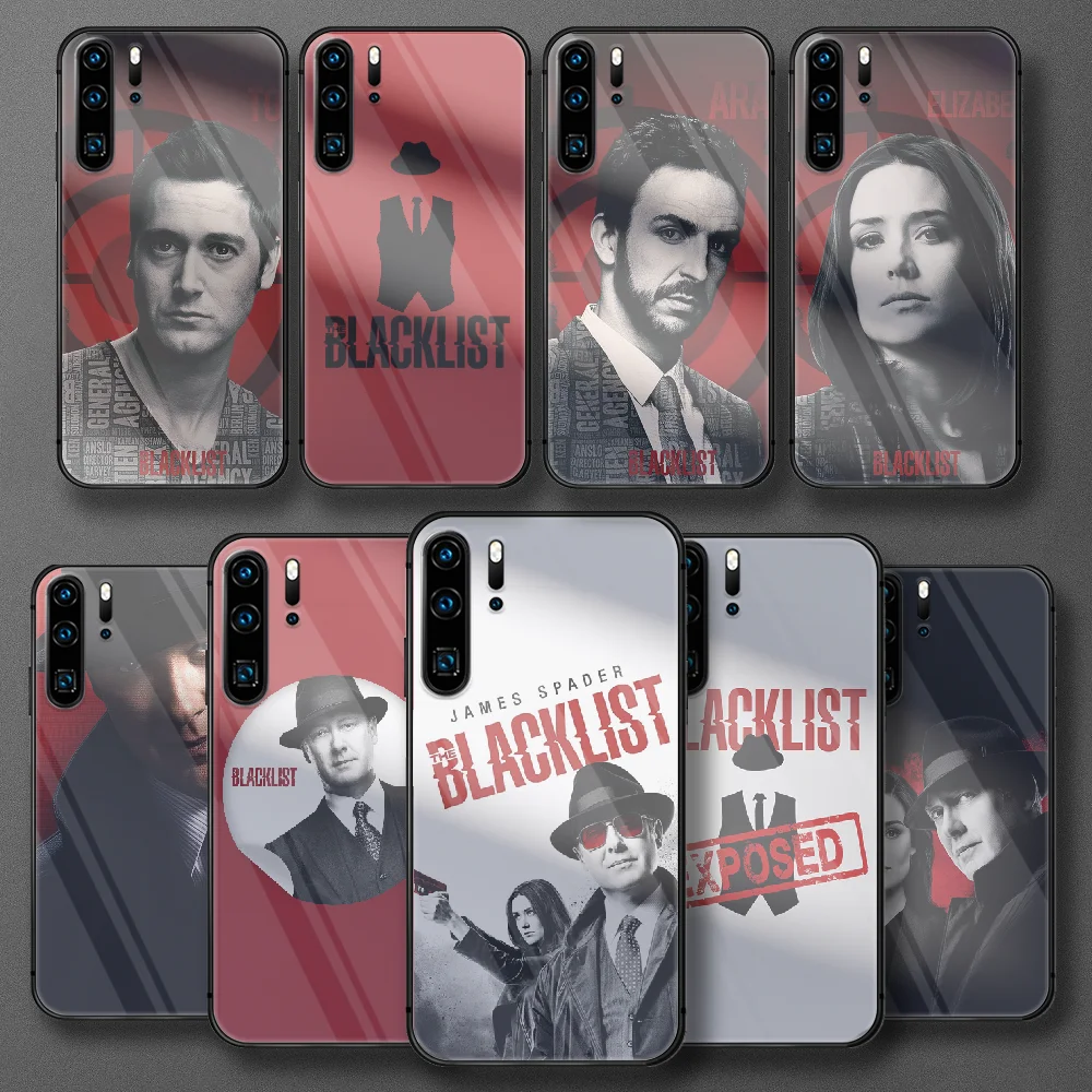 

American TV Series The Blacklist Tempered Glass Phone Case For Huawei Honor P 7 8 9 10 20 30 40 50 A X I Pro Lite Cover Fashion